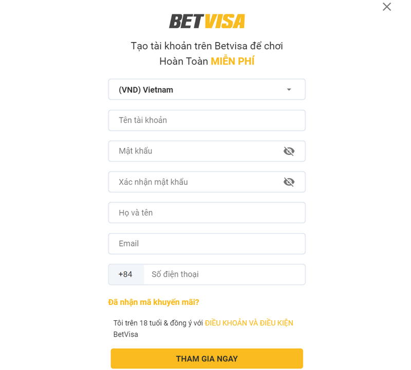 BETVISA - Nh&agrave; c&aacute;i c&aacute; cược c&oacute; nhiều ưu đ&atilde;i si&ecirc;u khủng