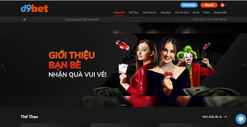 D9BET -&nbsp; Nh&agrave; c&aacute;i uy t&iacute;n xanh ch&iacute;n h&agrave;ng đầu cho cược thủ