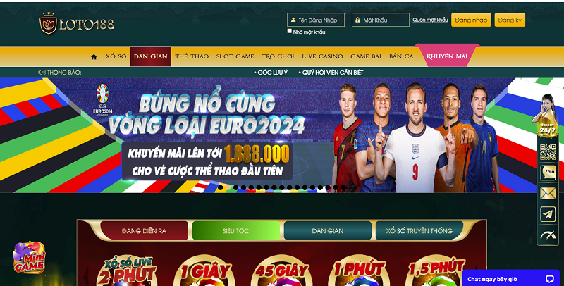 LOTO188 - Nhà cái lô đề minh bạch, hấp dẫn nhất Châu Á