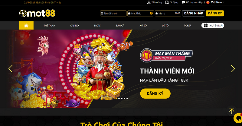 MOT88 &ndash; Nh&agrave; c&aacute;i số 1 đ&aacute;ng trải nghiệm c&aacute; cược nhất hiện nay