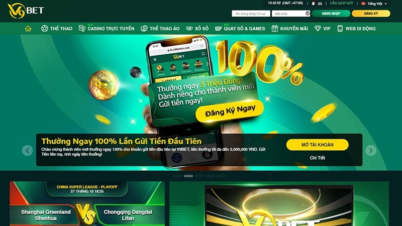 V9Bet &ndash; Thương hiệu nh&agrave; c&aacute;i số 1 l&yacute; tưởng cho d&acirc;n c&aacute; cược online