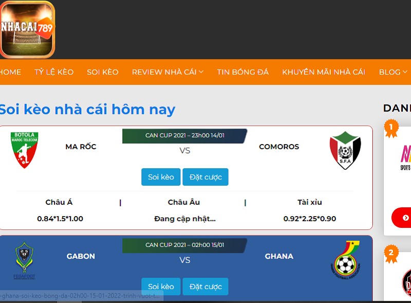 soi k&egrave;o c&aacute;c trận đấu đ&ecirc;m nay